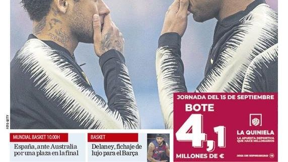 Portada Mundo Deportivo (13/09/2019)