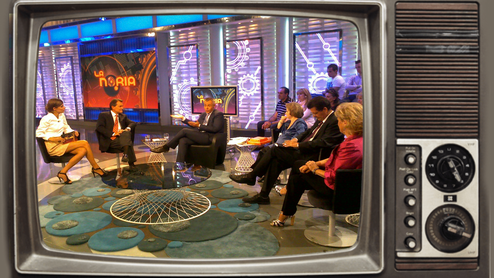 'La noria' duró en emisión cinco años en Telecinco.