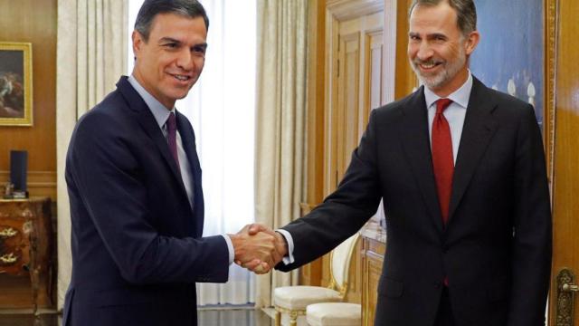El Rey y Pedro Sánchez