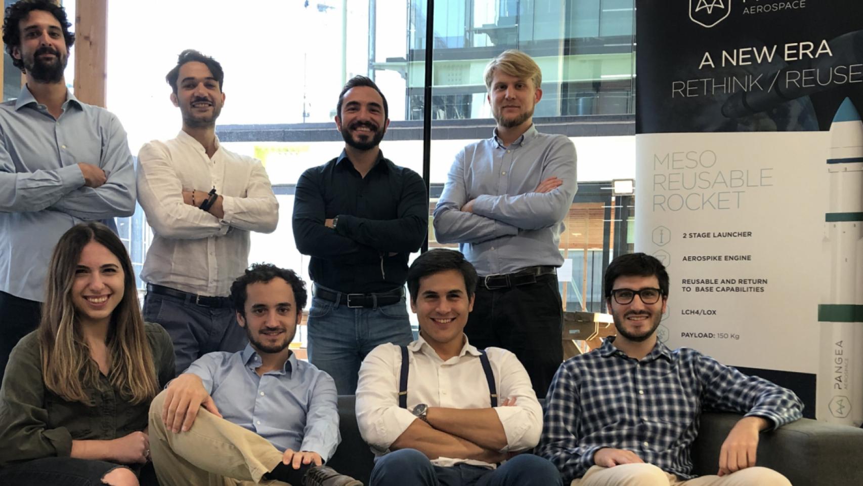 El equipo de Pangea Aerospace.