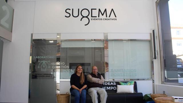 Iria y Manuel Cillero, en Sugema.