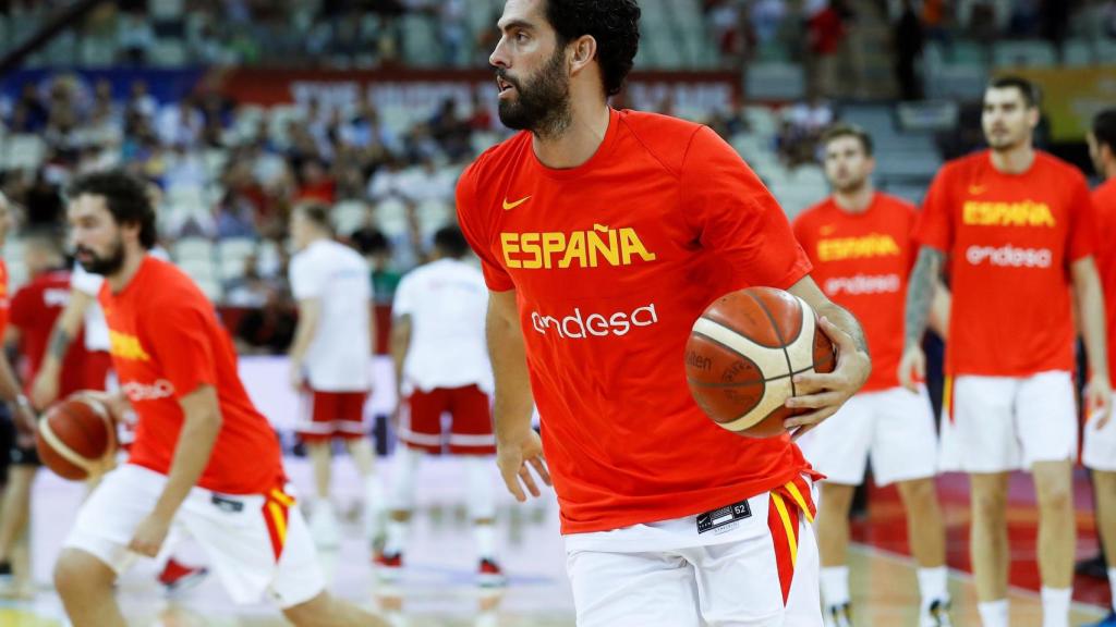 Javier Beirán, con la Selección