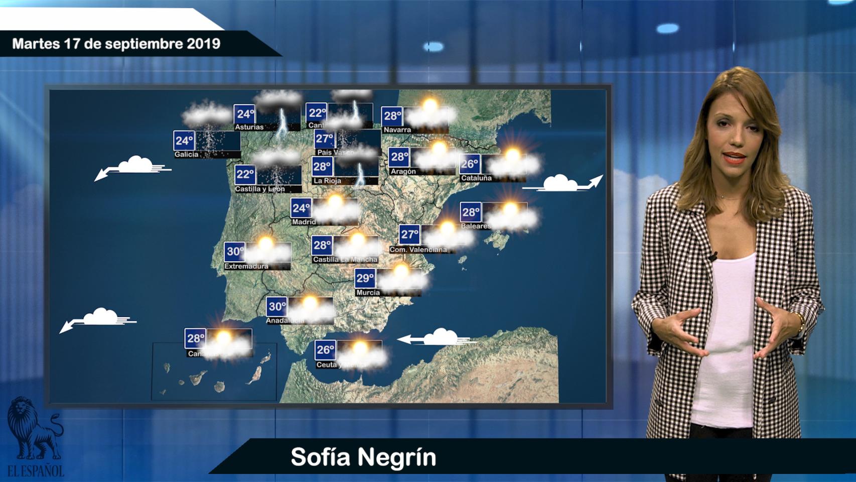 El tiempo: pronóstico para el martes 17 de septiembre