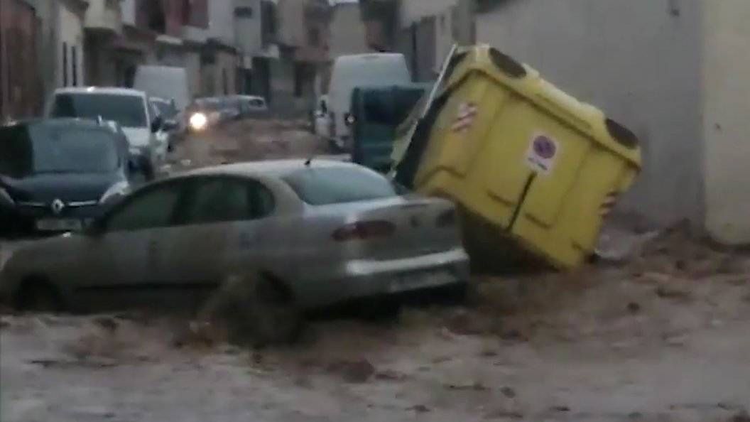 Inundaciones te domingo en la localidad toledana de Mora