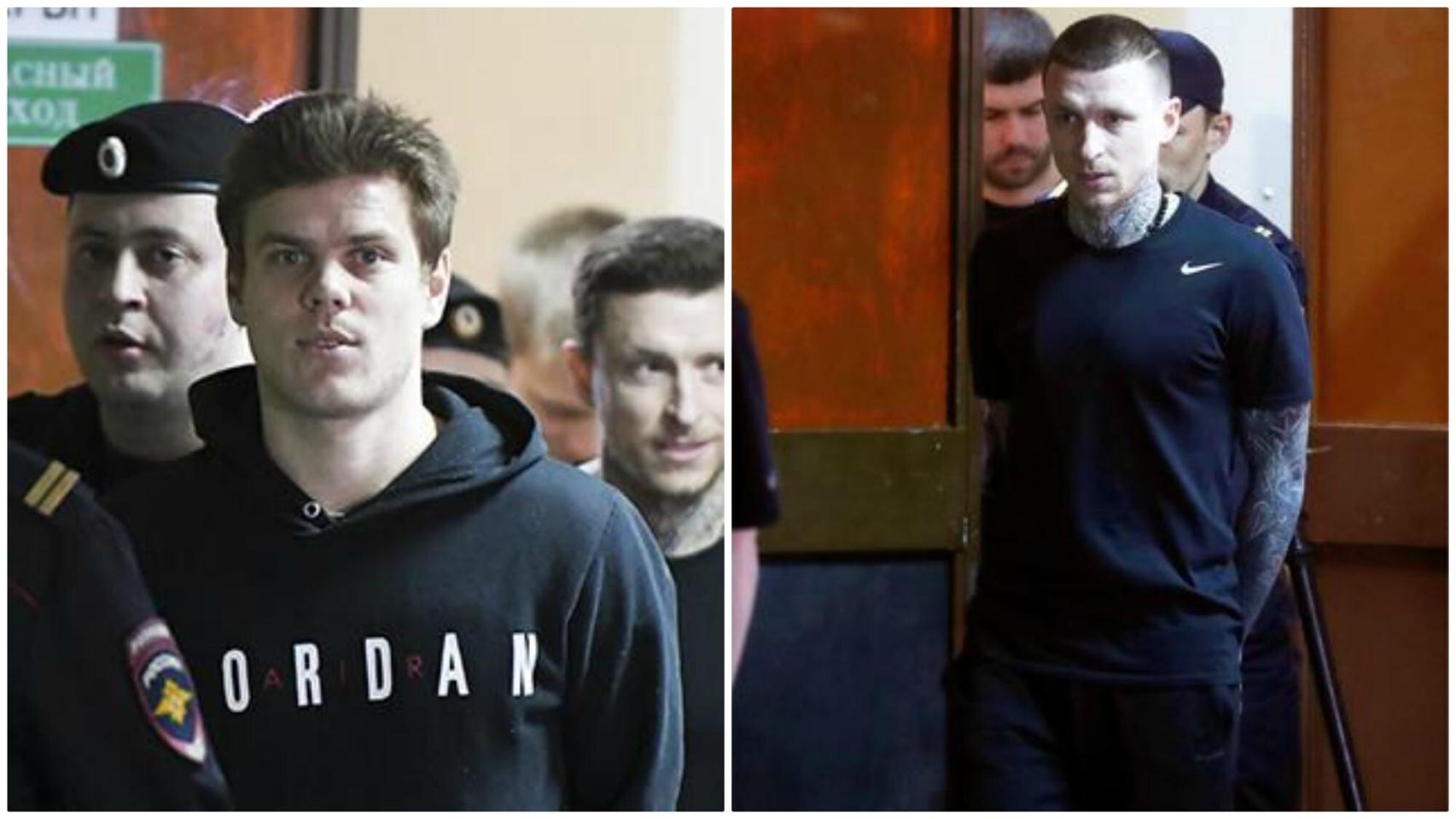 Aleksandr Kokorin y Pavel Mamáev.