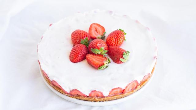 Tarta de queso sin horno y sin azúcar, receta fácil de postre que gusta a todos