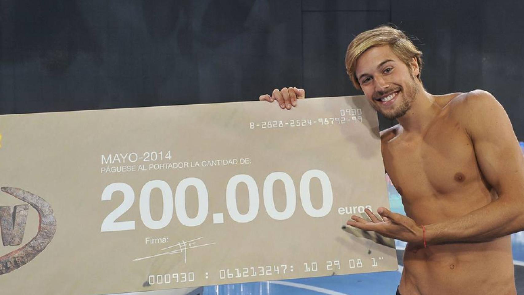 Abraham García, ganador de 'Supervivientes 2014'