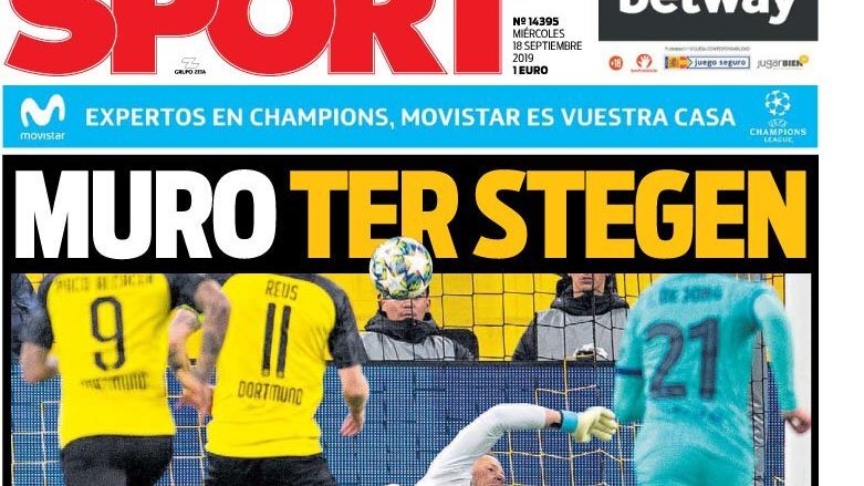 Portada Sport (18/09/19)