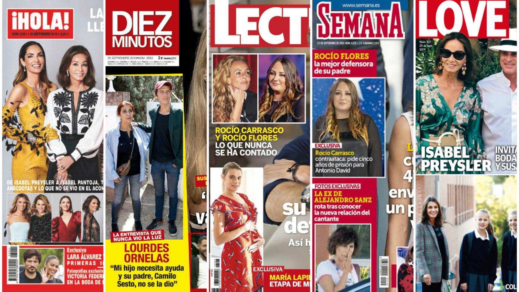 Estas son las revistas de este miércoles.
