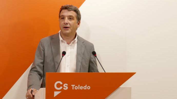 Esteban Paños es portavoz de Cs en el Ayuntamiento de Toledo
