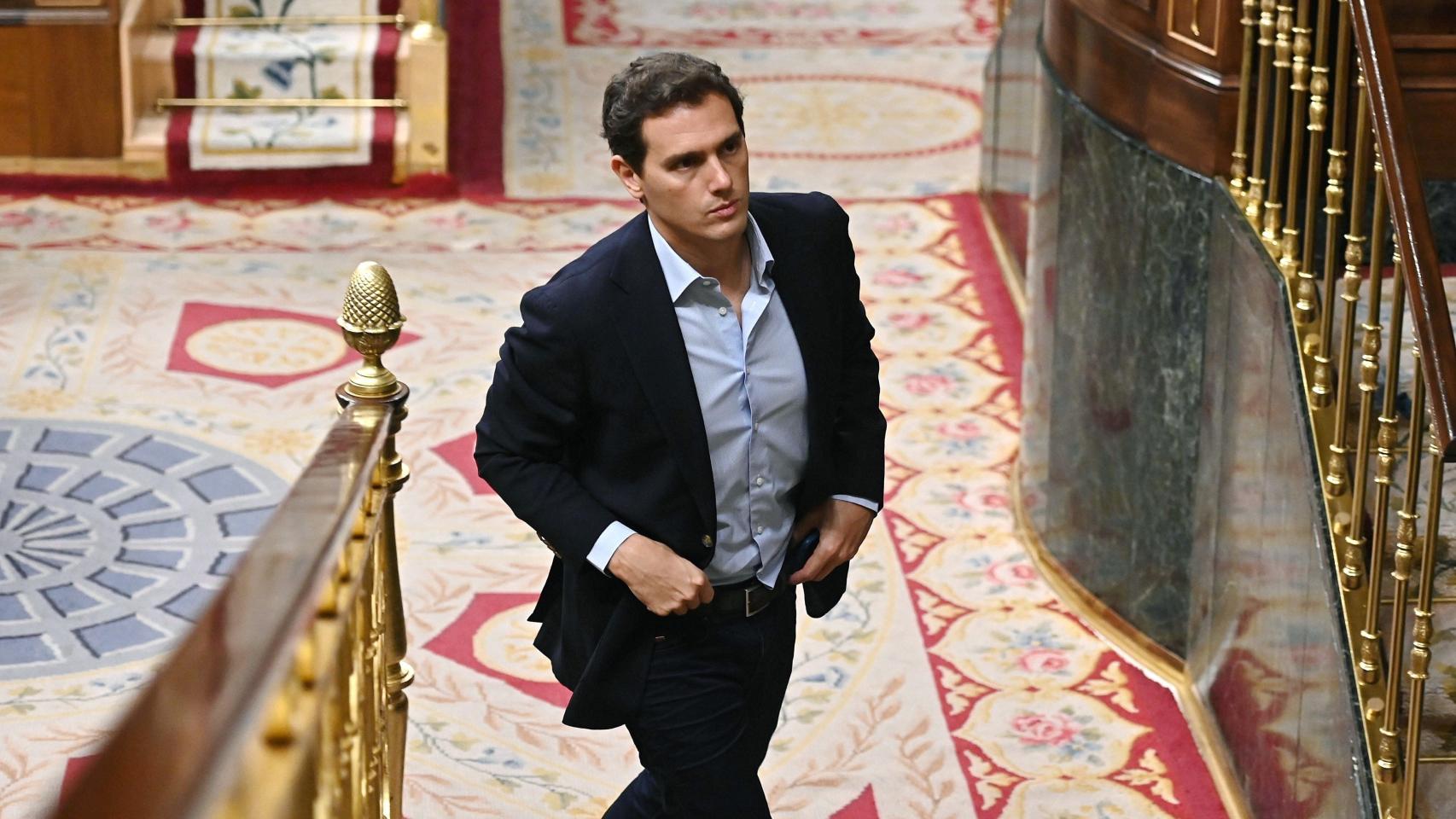 Albert Rivera, en el Congreso este miércoles.