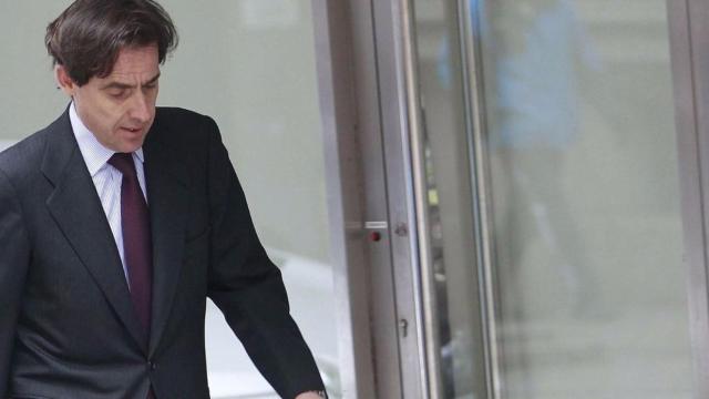 Javier López Madrid, exconsejero de Bankia, acude a la Audiencia Nacional.