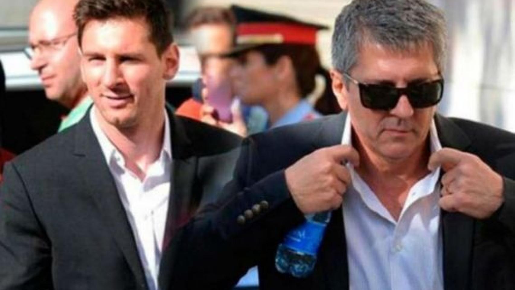 Leo y Jorge Messi