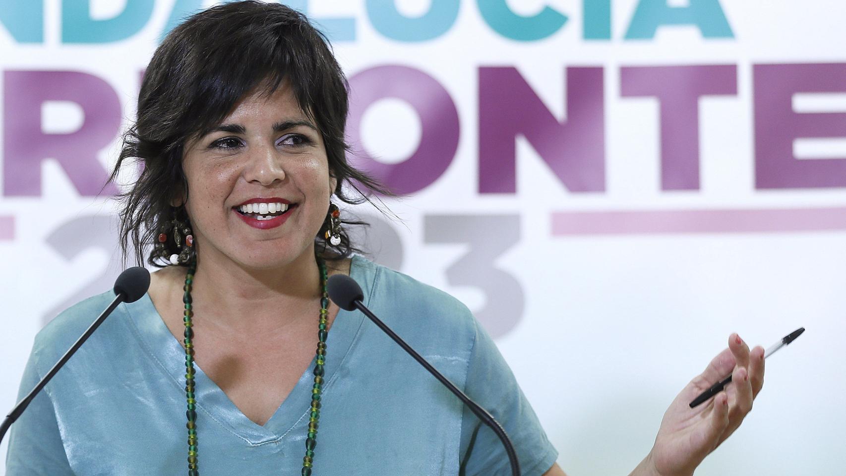 Teresa Rodríguez, líder de Podemos en Andalucía.