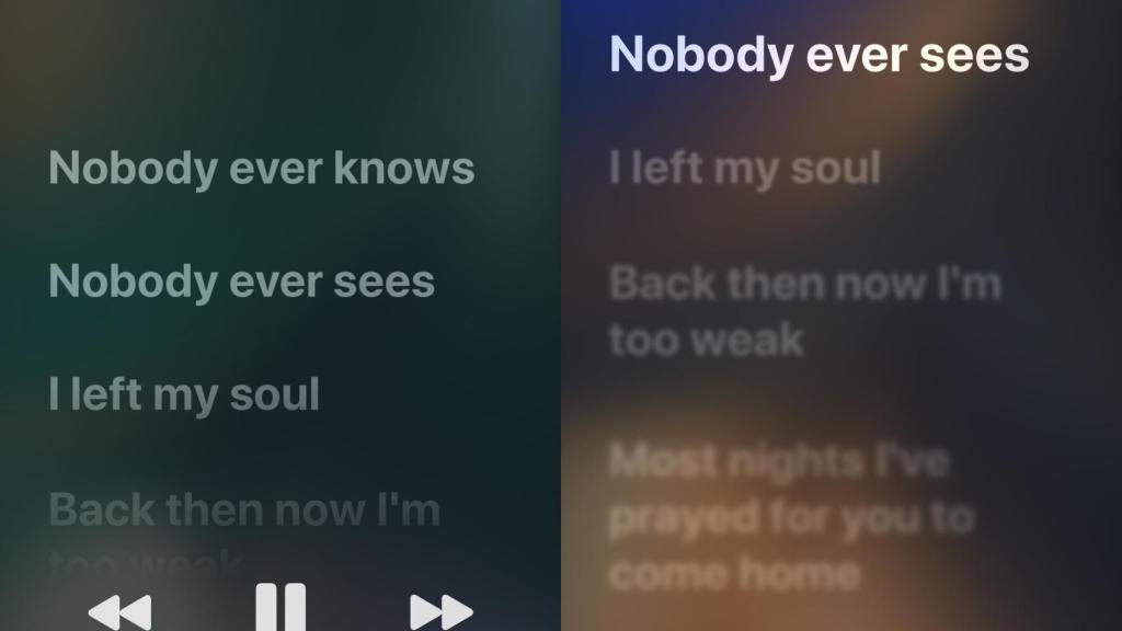 Letras de Apple Music