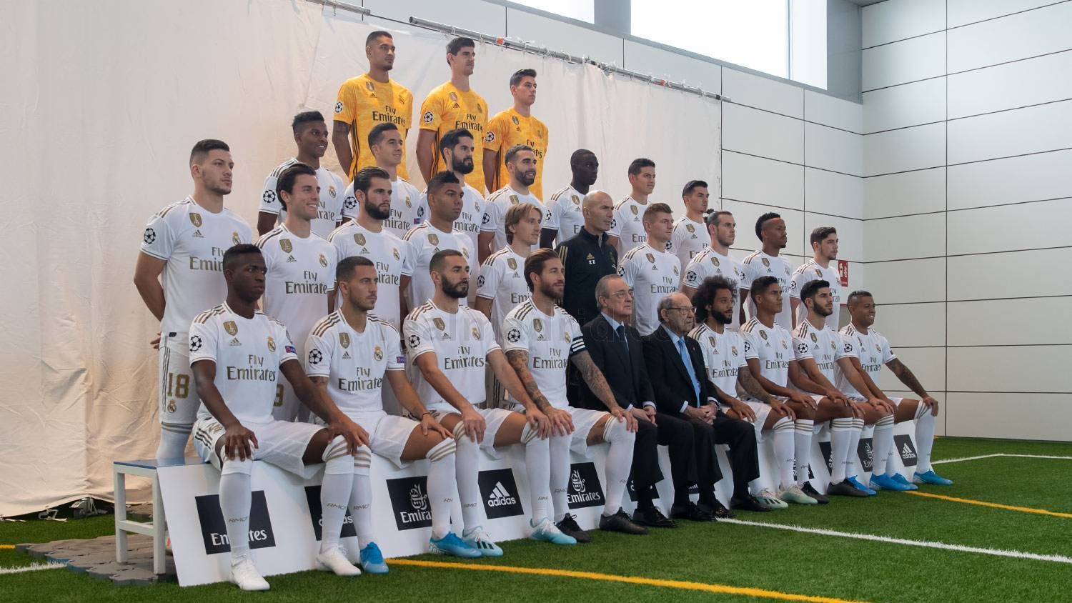 La foto oficial del Real Madrid para la temporada 2019/2020