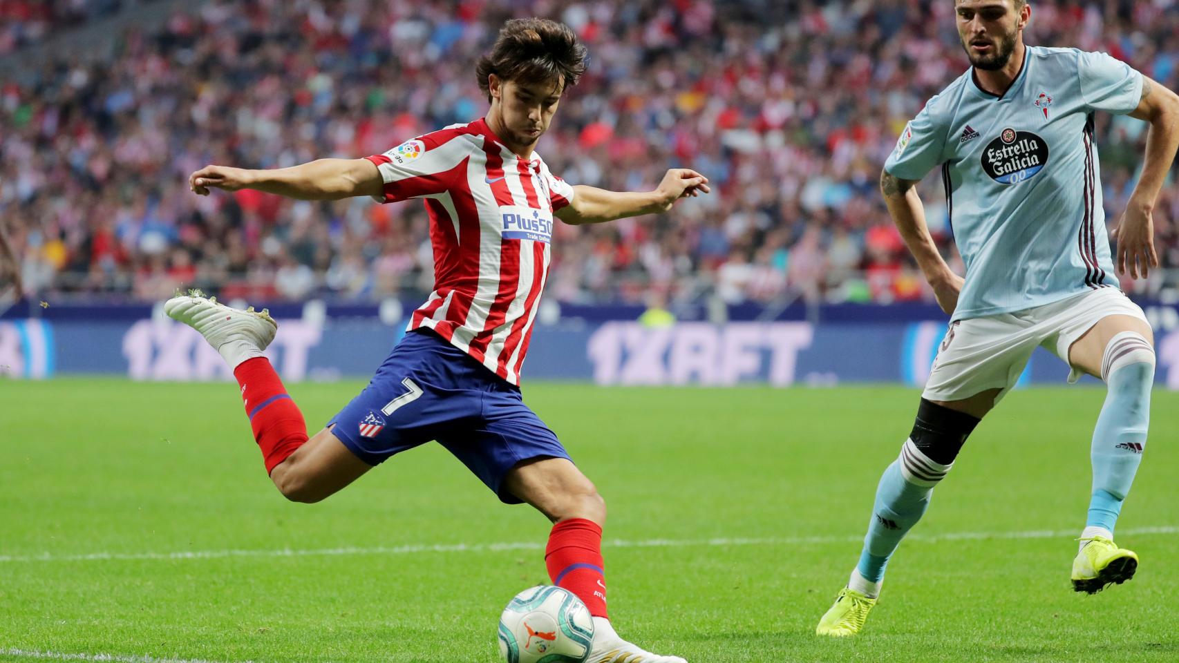 Joao Félix durante el partido ante el Celta.