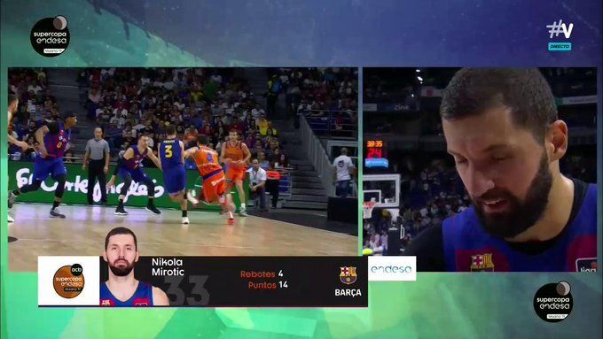 Mirotic se 'mofa' de los pitos en Madrid: Mucho apoyo de los aficionados, como veis