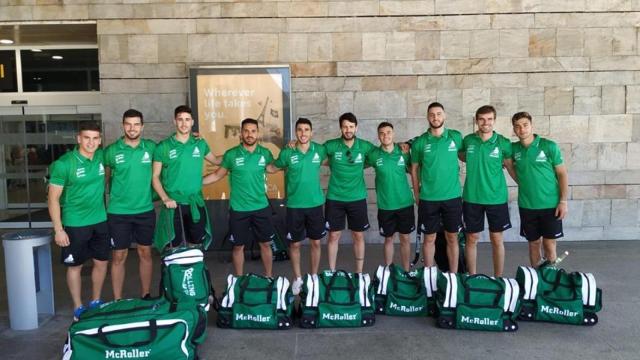 El equipo antes de poner rumbo a la Supercopa hace unos días