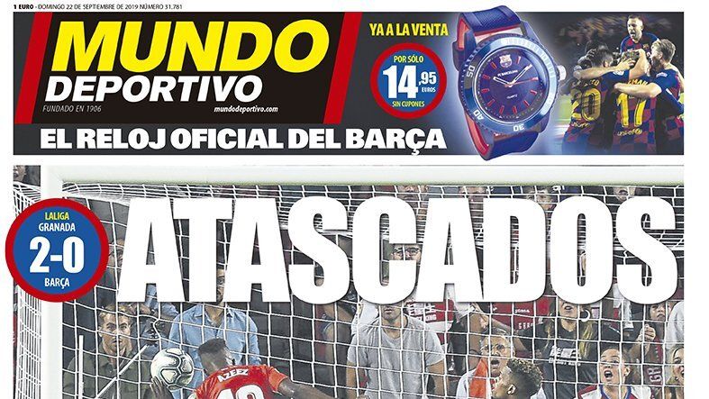 La portada del diario Mundo Deportivo (22/09/2019)