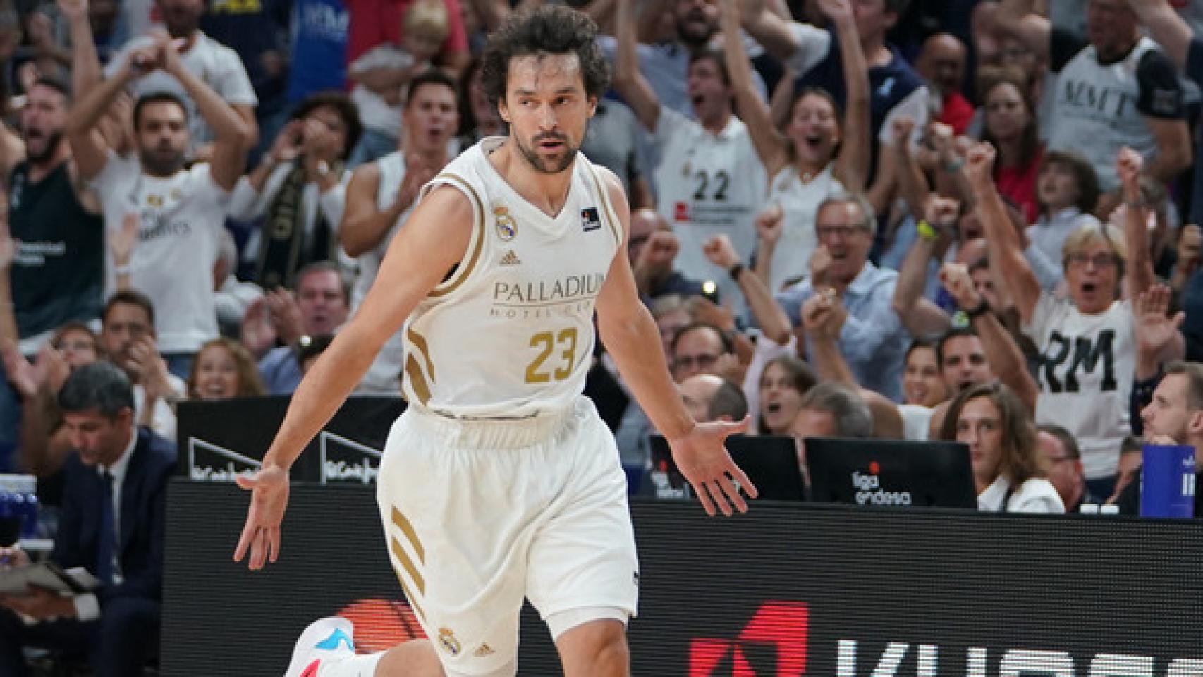Sergio Llull, en la final de la Supercopa ACB entre Real Madrid y Barcelona. Foto: ACB Media
