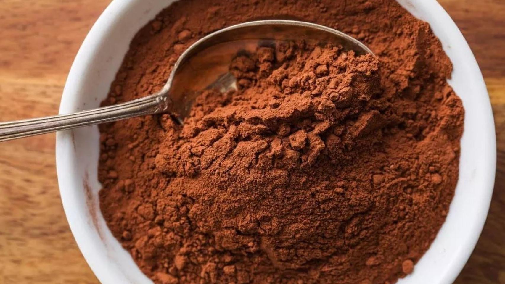 Cacao en polvo.