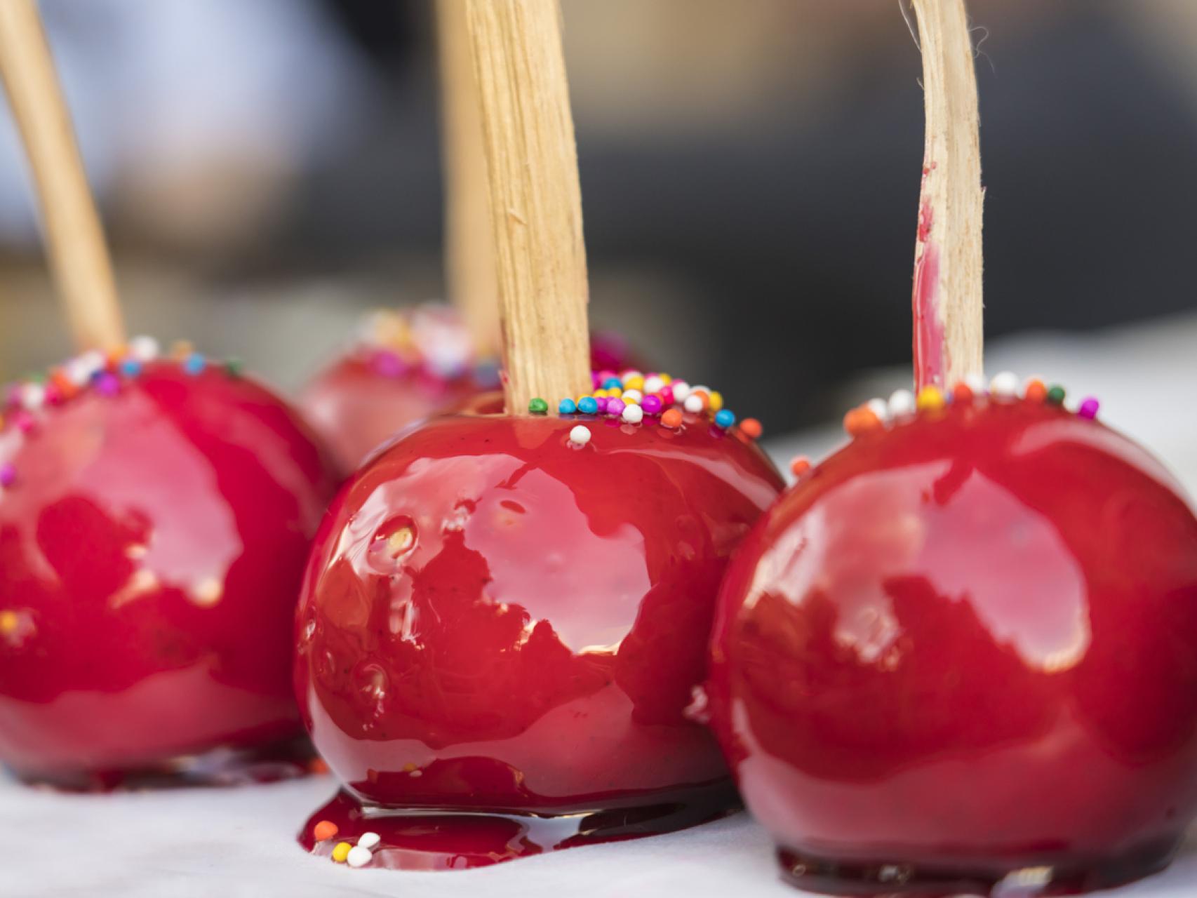 Manzanas de caramelo de las ferias, receta para hacerlas en casa
