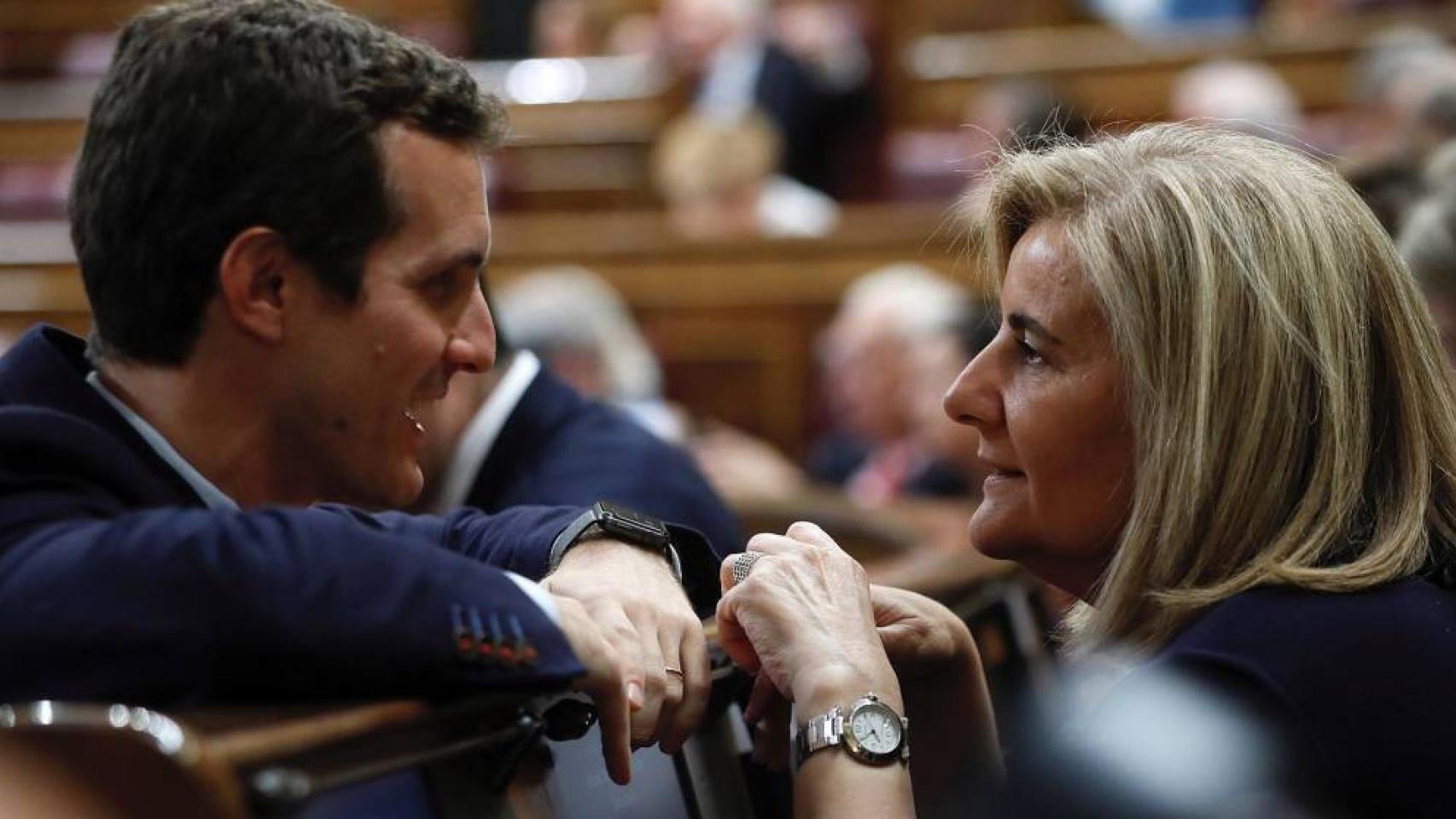 Pablo Casado y Fátima Báñez en una imagen de archivo.