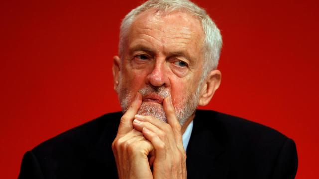 Jeremy Corbyn en el congreso anual del Partido Laborista.