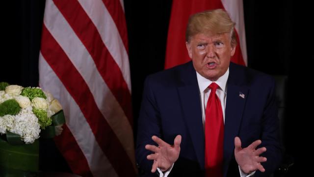 El presidente de Estados Unidos, Donald Trump