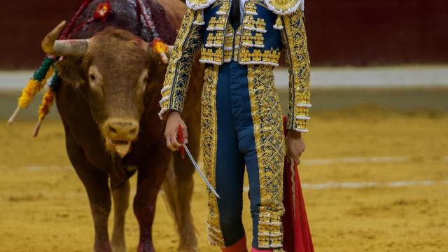 Pablo Aguado en el último de la tarde.