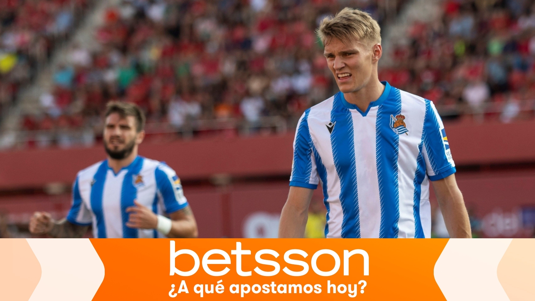 Martin Odegaard, en un partido de la Real Sociedad de La Liga