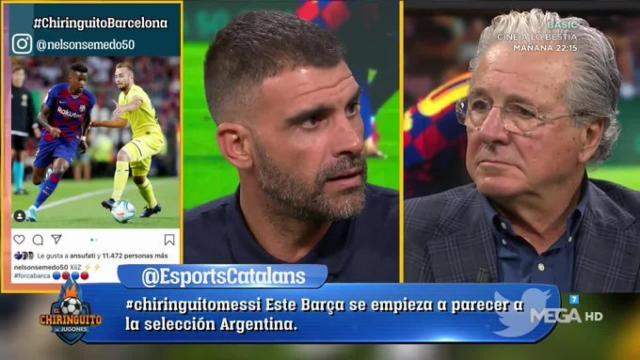 Óscar Pereiro, en El Chiringuito