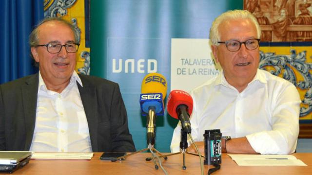 Isabelo Herreros (i) y Enrique Martínez de la Casa (d)