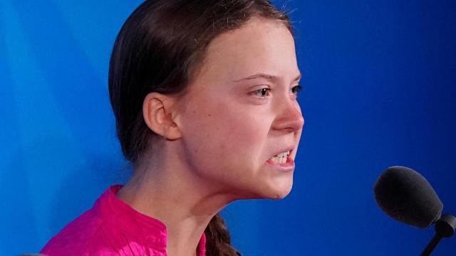La activista medioambiental sueca Greta Thunberg