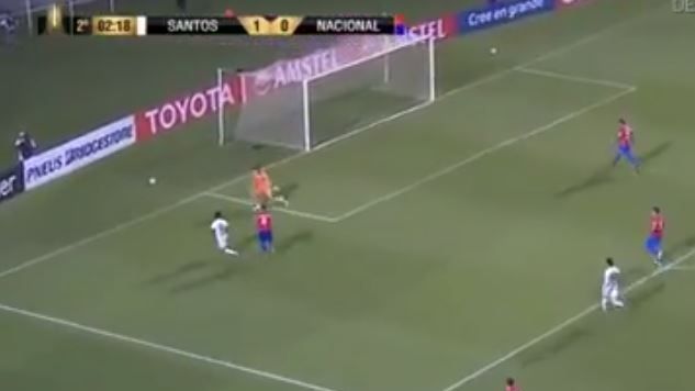 Gol de Rodrygo ante Nacional