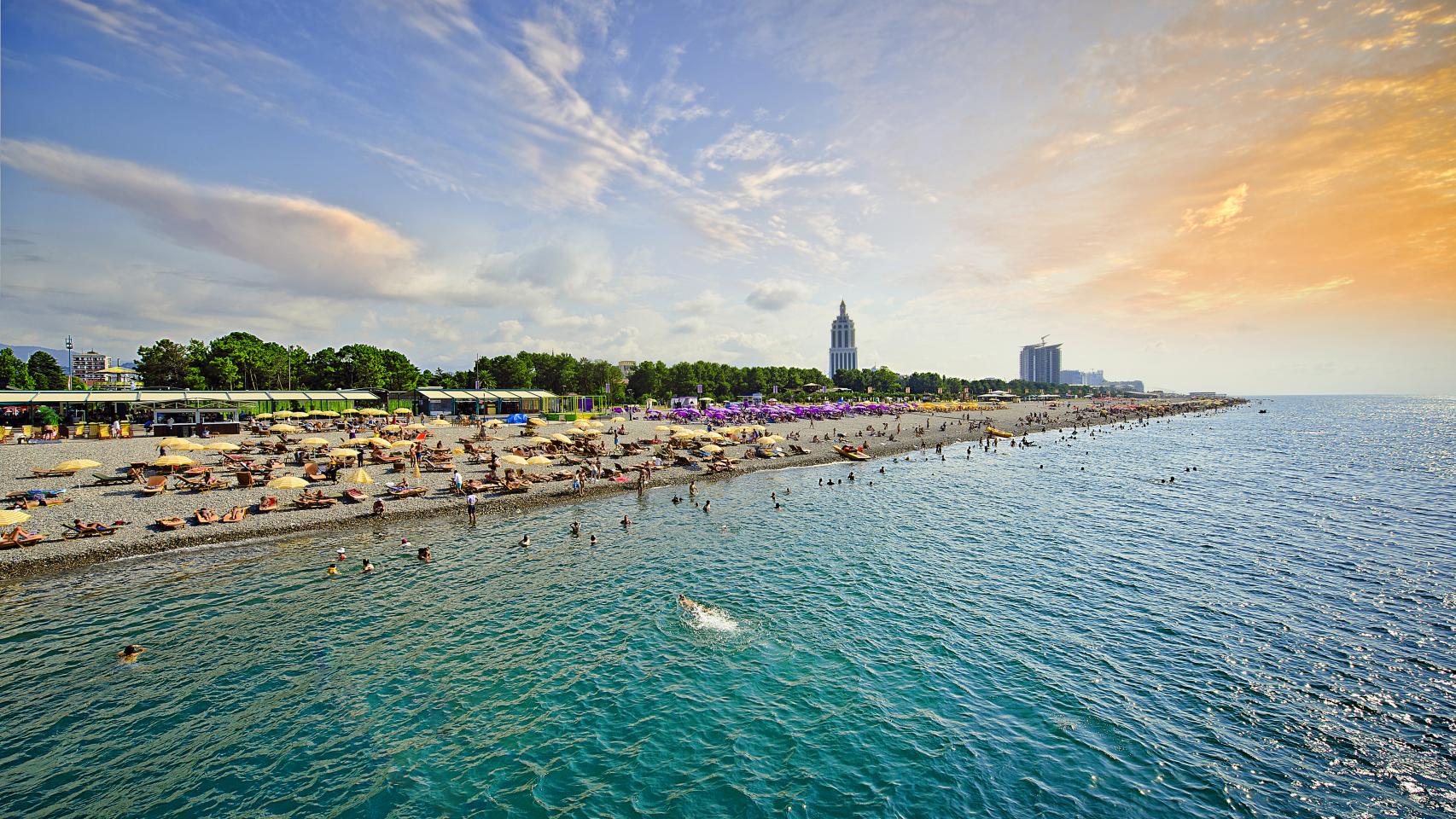 Playa de Batumi.