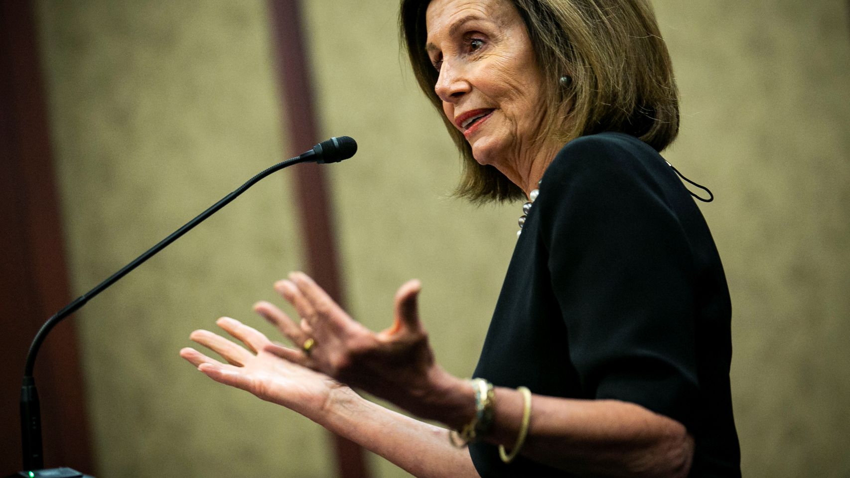 Nancy Pelosi, presidenta de la Cámara de Representantes.