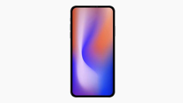 Un iPhone sin notch conceptual.