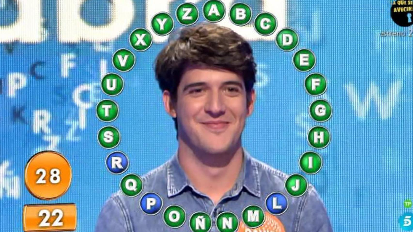David Leo, uno de los últimos concursantes en ganar el bote de 'Pasapalabra'.