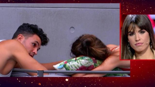 Sofía veía en directo las imágenes de la complicidad entre su novio y Estela Grande.