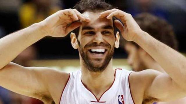 José Manuel Calderón, en un partido de la NBA