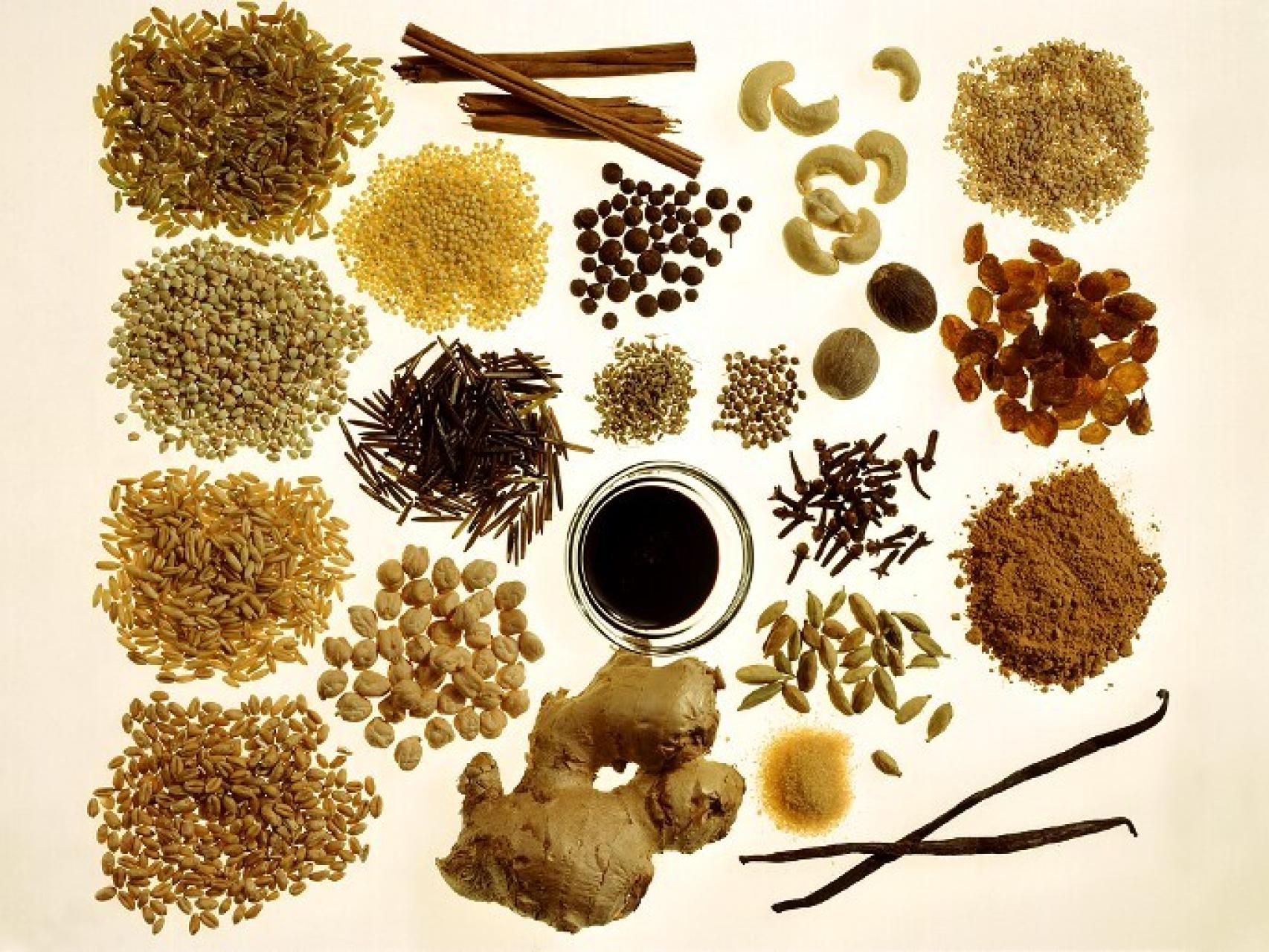 Muestra de granos integrales