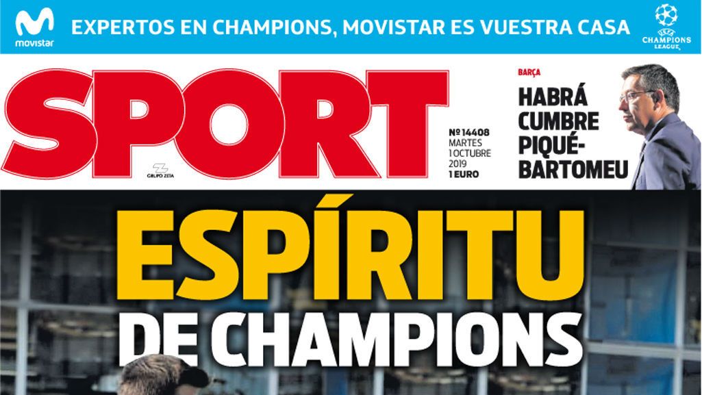 Portada Sport (01/01/19)