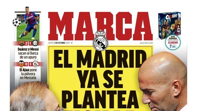 Portada MARCA (3/10/2019)