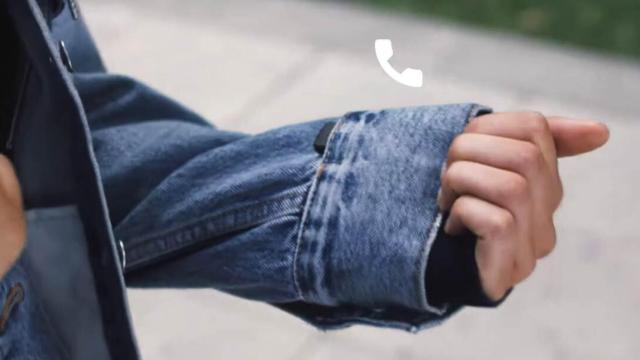Controla tu móvil con la chaqueta, el nuevo invento de Google y Levi’s