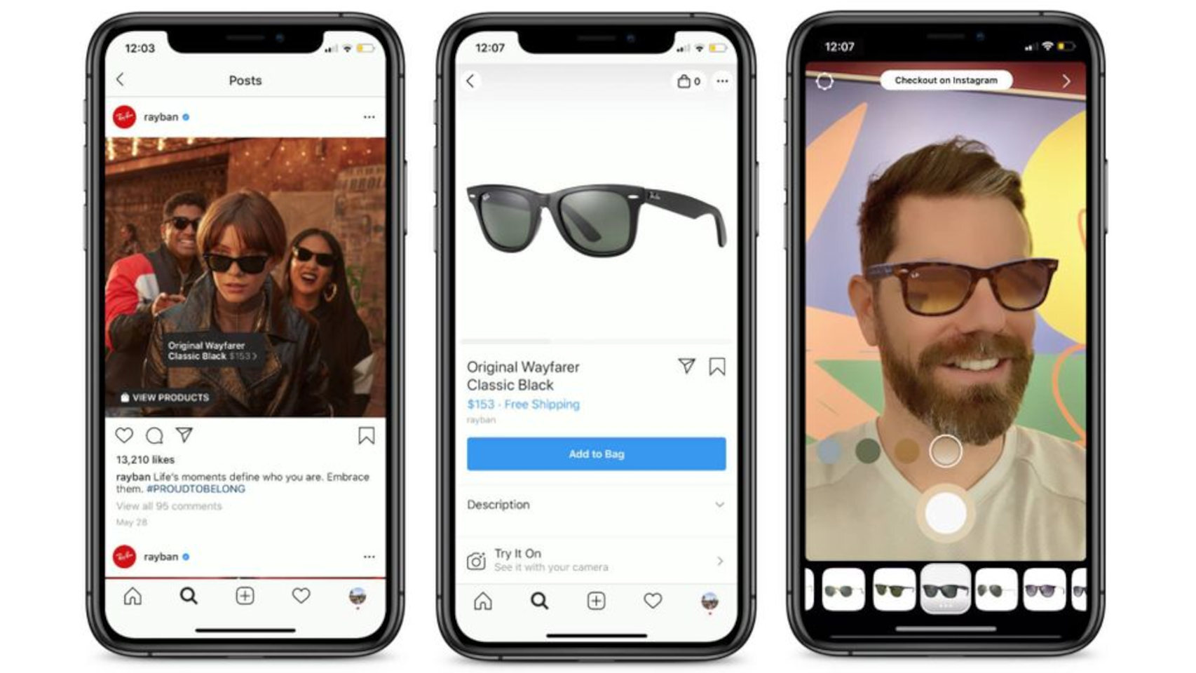 Lo nuevo de Instagram permite probarte gafas antes de comprarlas