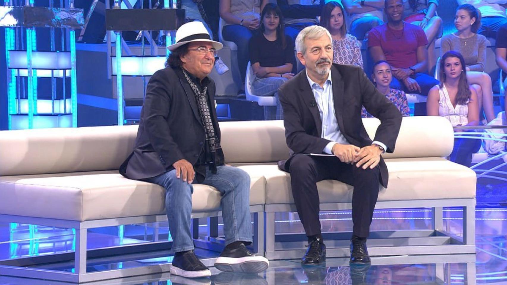 Albano y Carlos Sobera (Mediaset)