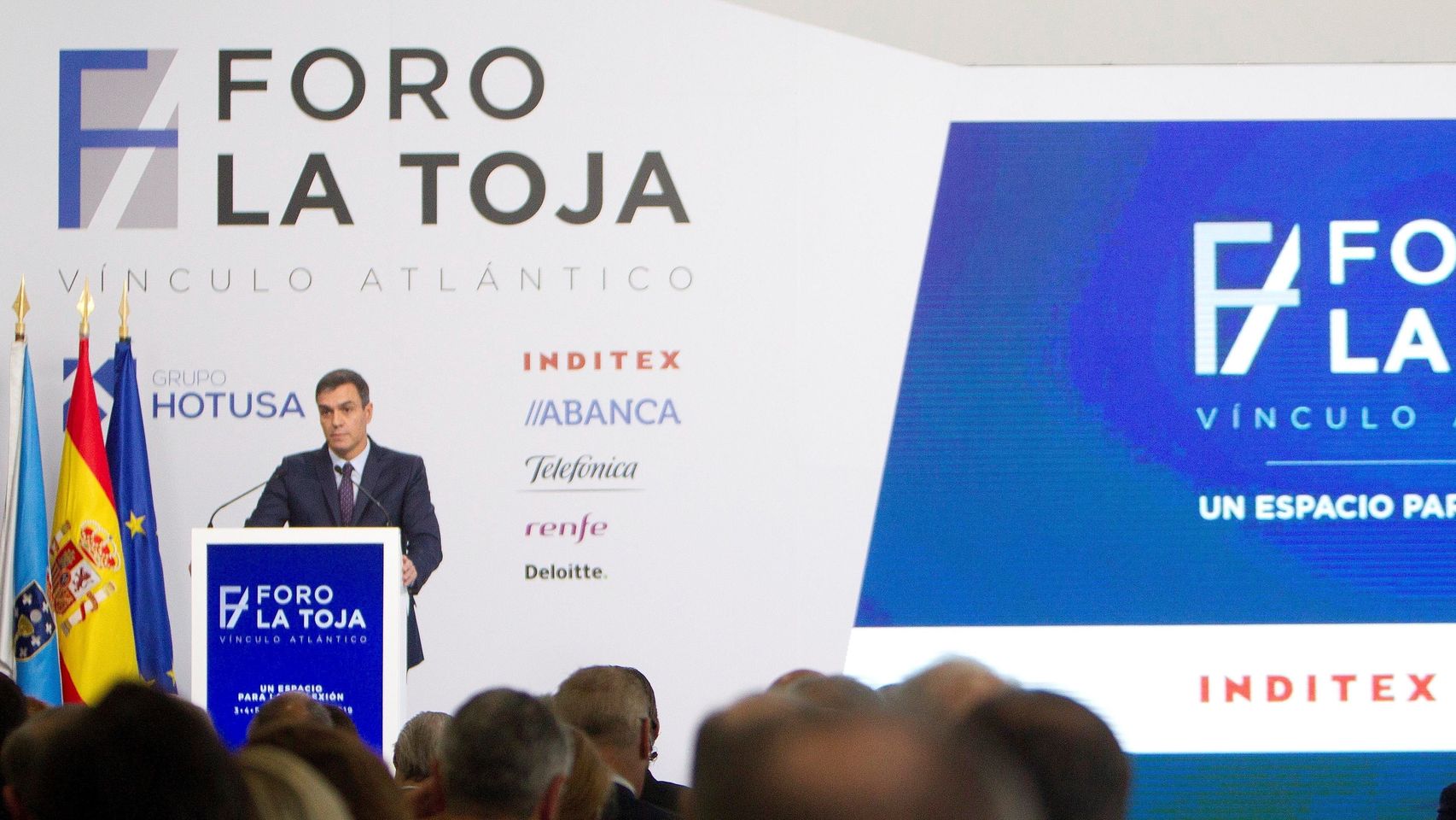 Sánchez durante su intervención en el Foro.