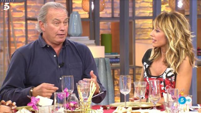 Bertín Osborne junto a Emma García en 'Viva la vida'.